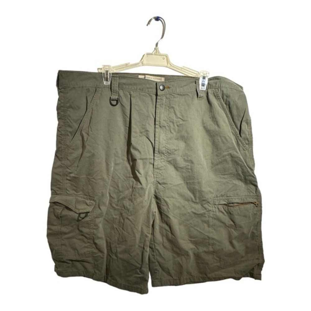 Wrangler Performance Series Mens Cargo Shorts Army Green Size 40